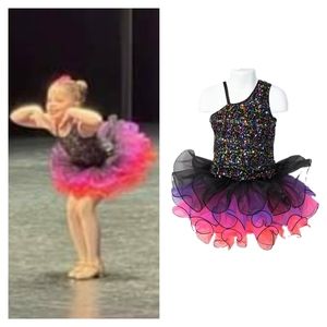 Revolution Dancewear Oh My Gosh Jazz / Tap Costume - Child Medium